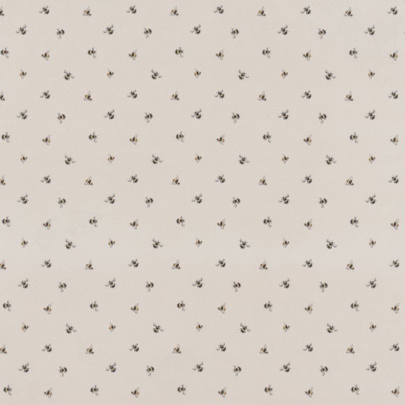 Click to view product details and reviews for By The Metre Bees Oil Cloth Natural.