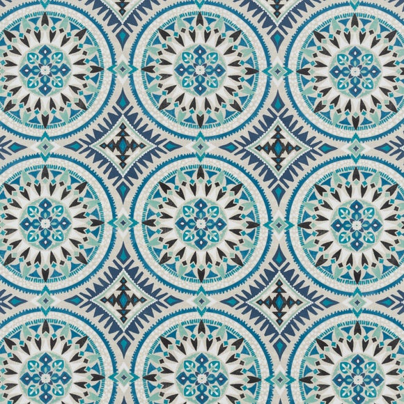 Click to view product details and reviews for By The Metre Agadir Pvc Blue.
