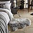 Tipped Faux Fur Pelt Rug Grey undefined