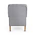 Bibury Buttoned Back Chair Woolly Marl Warm Grey