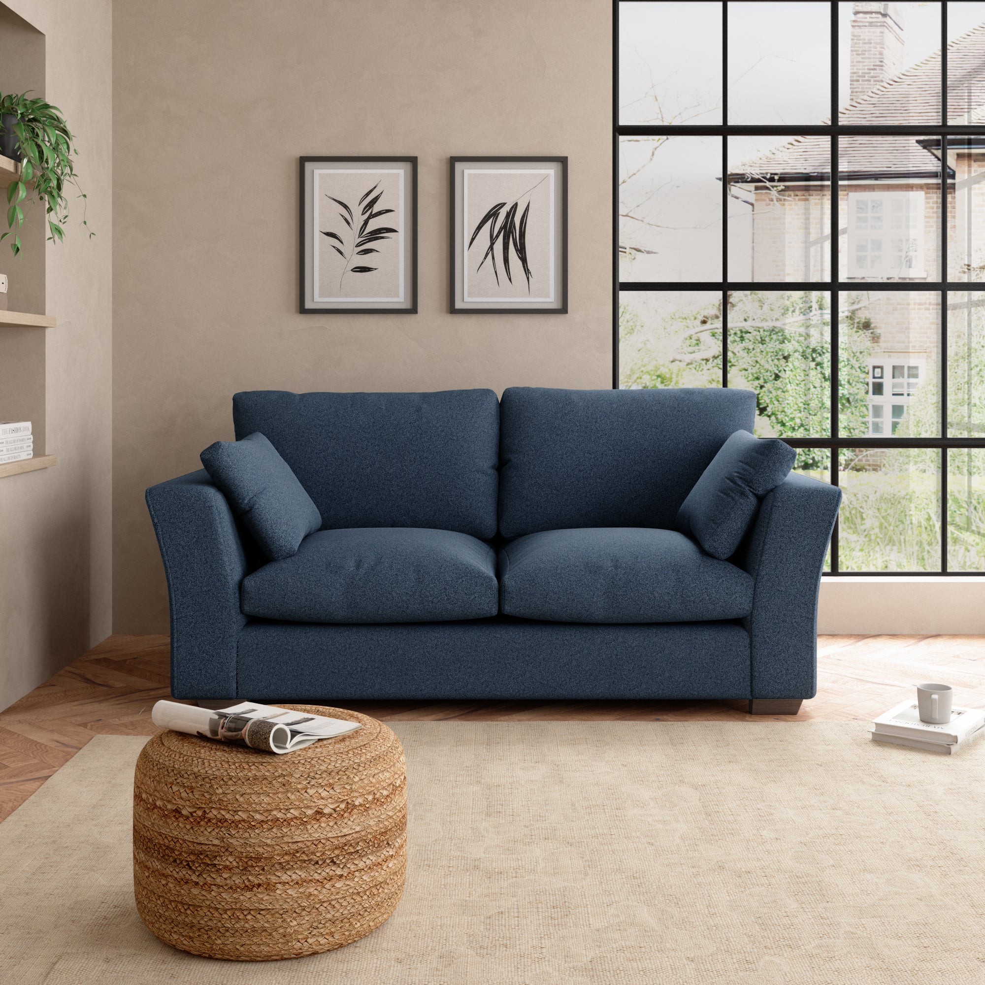 Blakeney 2 Seater Sofa Navy