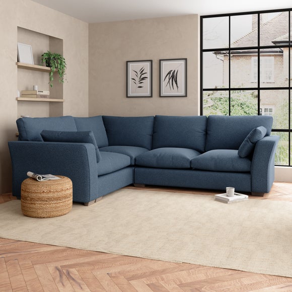 Blakeney Corner Sofa Navy Blue