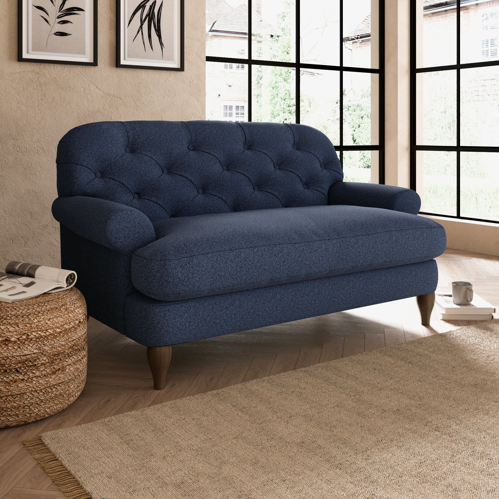 Canterbury Snuggle Chair Navy