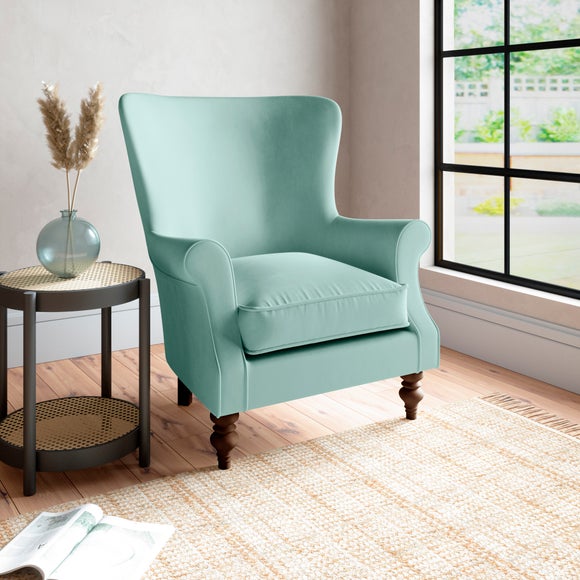 Charlbury Occasional Wing Chair Light Green
