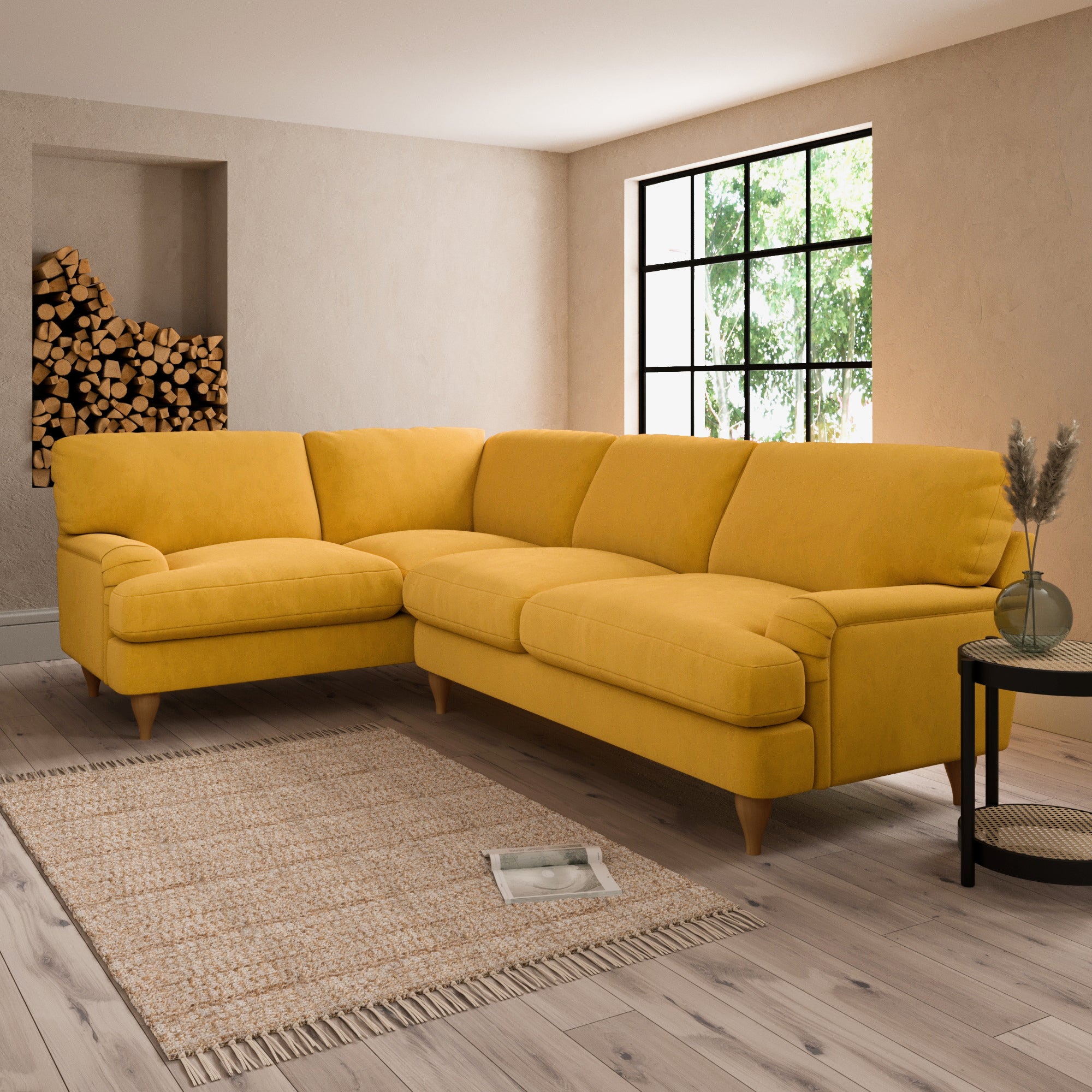 Darwin Corner Sofa Yellow