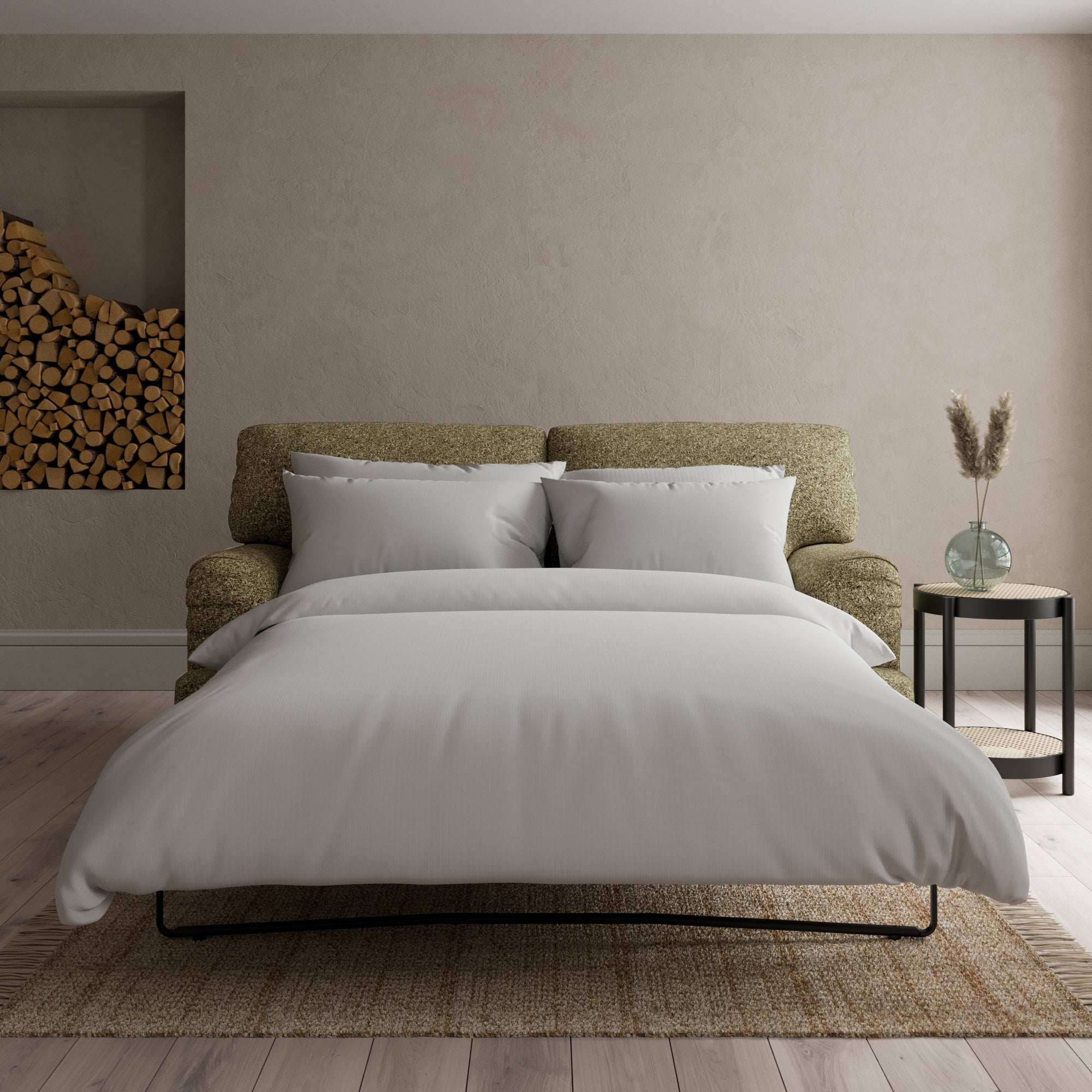 Darwin Sofa Bed Whitegreen