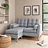Lewes Small Corner Chaise Woolly Marl Warm Grey