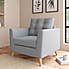 Lewes Snuggle Chair Woolly Marl Warm Grey