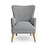Marlow Wing Chair Woolly Marl Warm Grey