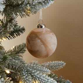 Pink Marble Bauble