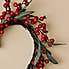 Berry and Leaves Heart Wreath Red