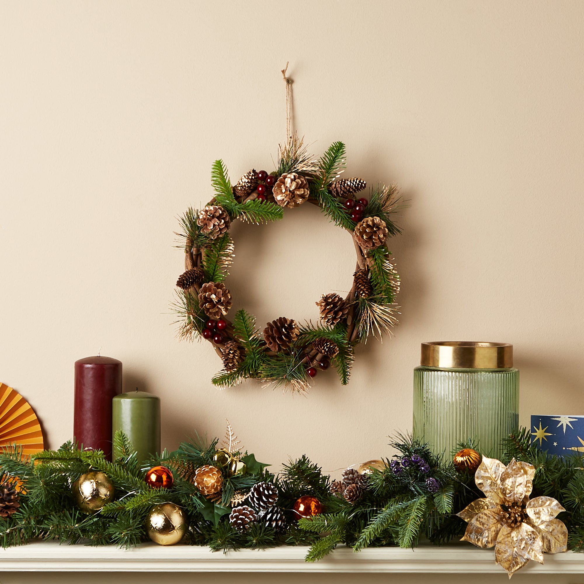 Christmas Wreath & Garlands | Dunelm