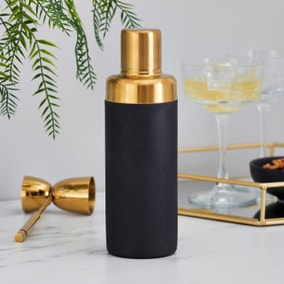 Gold and Black Cocktail Shaker