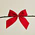 Pack of 4 DIY Red Bows Red