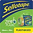 Zero Plastic Sellotape 24mm x 30m Clear