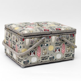 Nightly Forest Twin Lid Sewing Box