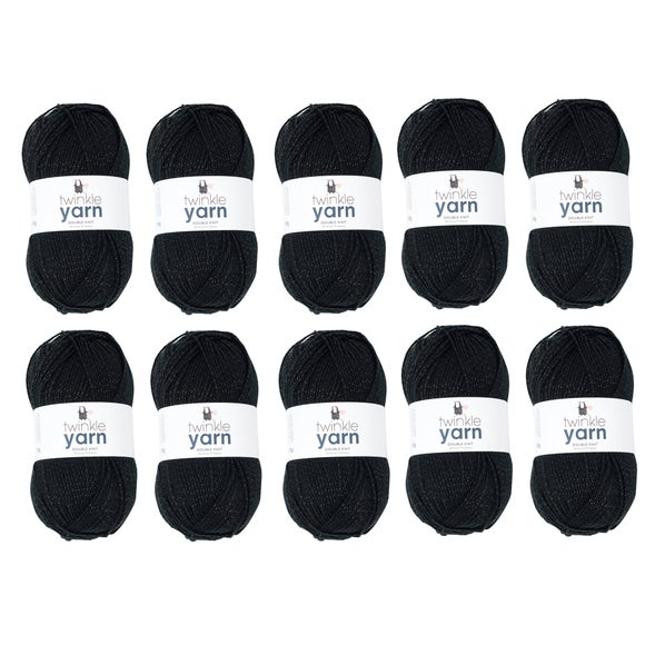 Pack of 10 DK Twinkle Yarn 100g Balls Dunelm