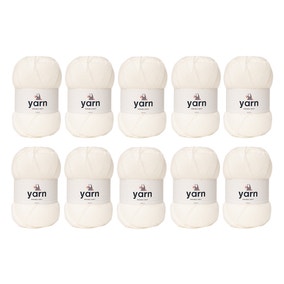 Pack of 10 DK Yarn 100g Balls