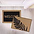 Pack of 2 Welcome Mats Natural