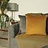 Evans Lichfield Opulent Velvet 2 Pack Cushions Saffron Yellow and Steel Grey