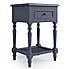 Lucy Cane 1 Drawer Bedside Table Lucy Cane Blue