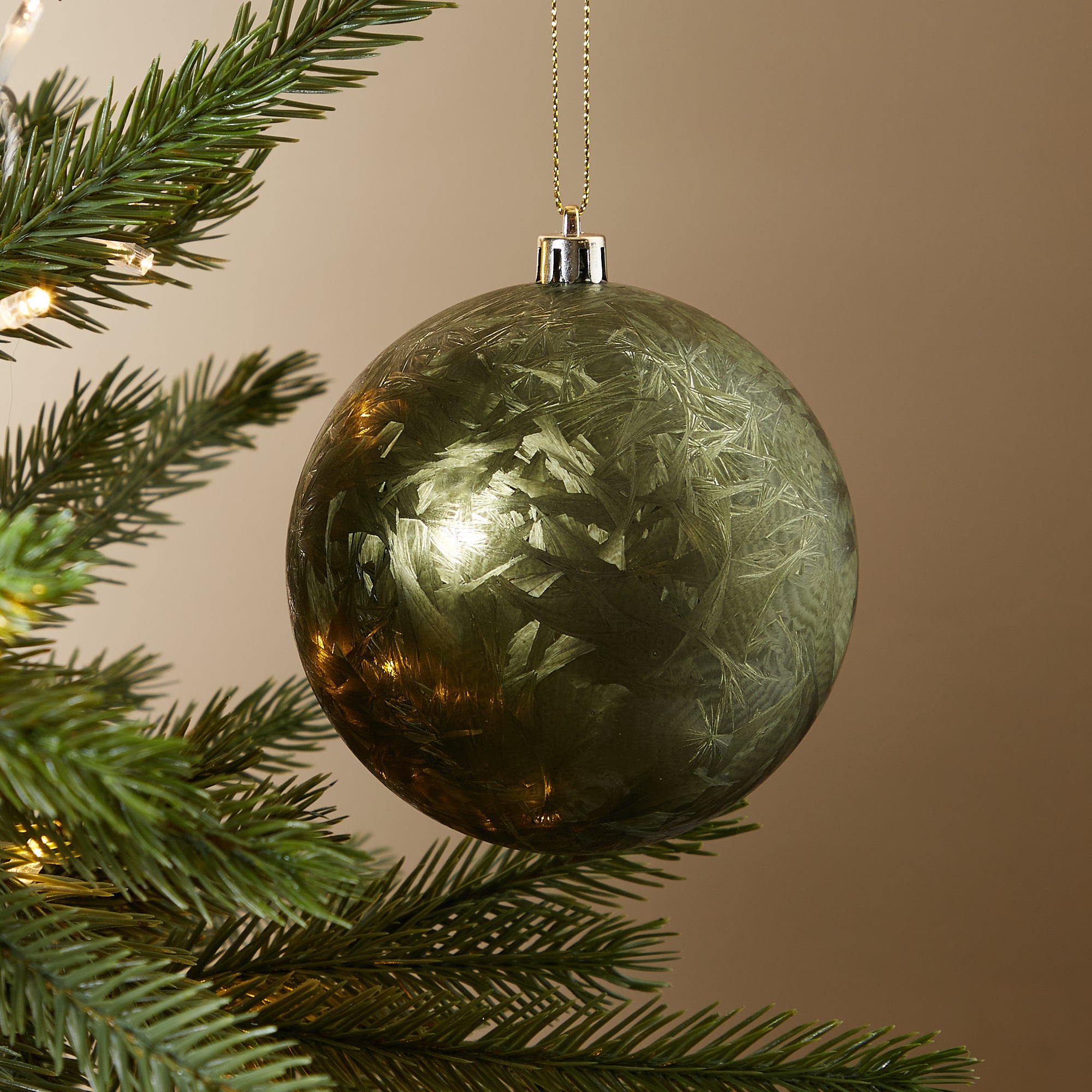 Olive Shatterproof Bauble