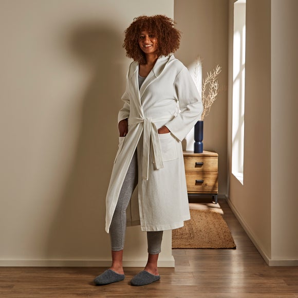 Elements Unisex Cotton Waffle Robe Dunelm
