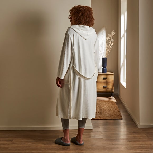 Elements Unisex Cotton Waffle Robe Dunelm