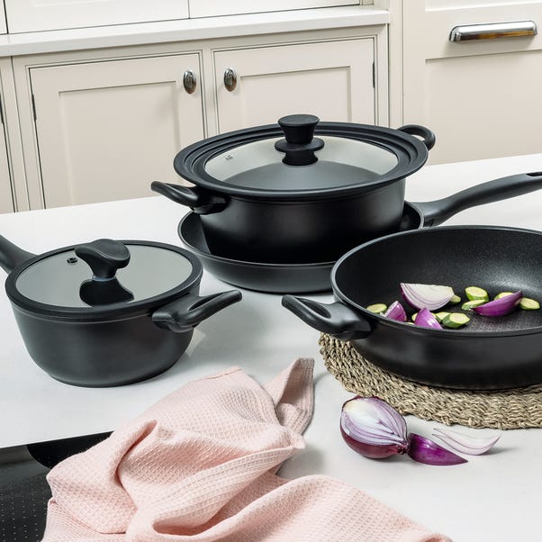 Prestige Nadiya Non-Stick Stacklable 4 Piece Pan Set  image 1 of 8