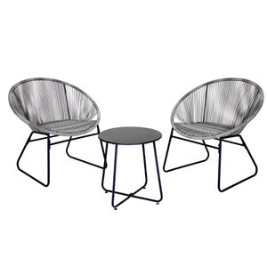 Charles Bentley Zanzibar Tea For Two Bistro Set