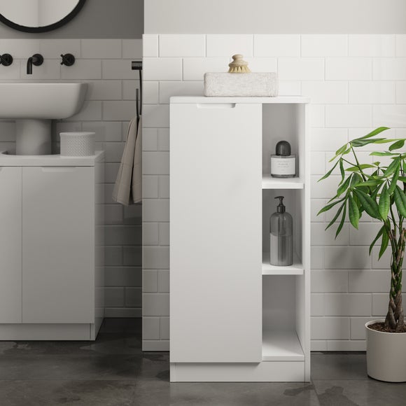 Dunelm white online bathroom cabinet