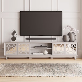 Delphi Wide TV Unit, Grey for TVs up to 80"