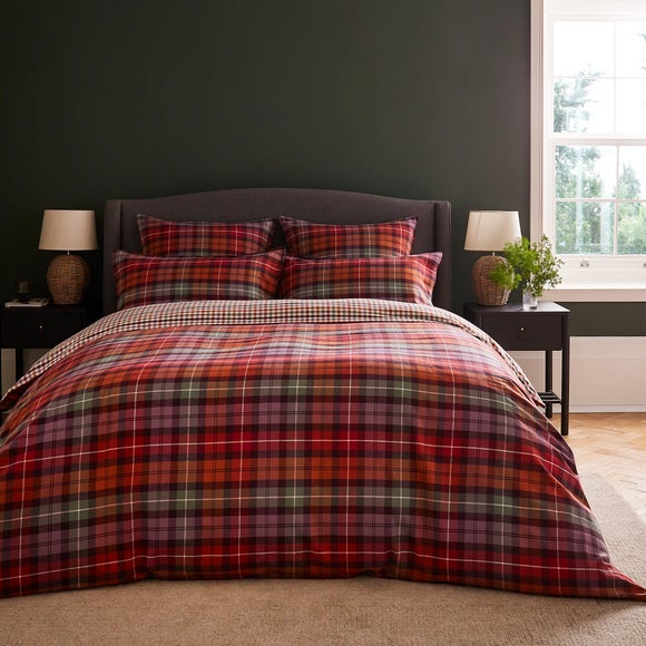 Dorma Mulberry 100% Brushed Cotton 