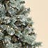 6ft Pre Lit 180 LED Blue Spruce Christmas Tree with Silver Tinsel Mint (Blue)