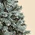 6ft Pre Lit 180 LED Blue Spruce Christmas Tree with Silver Tinsel Mint (Blue)