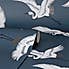 Flying Cranes Navy Wallpaper