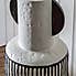 Throwley Vase Large  Black and white