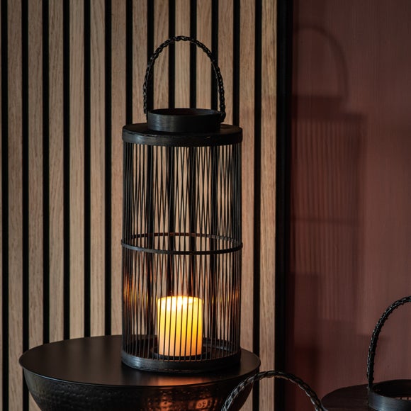 dunelm bamboo lantern