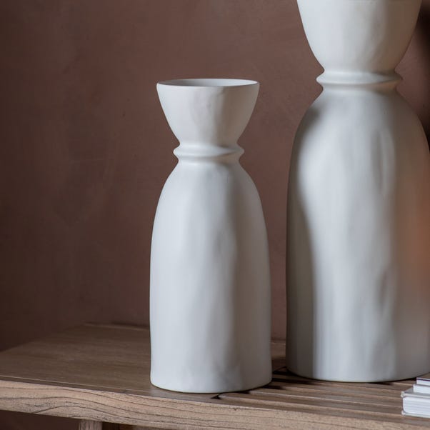 Cowden Bottle Vase White White
