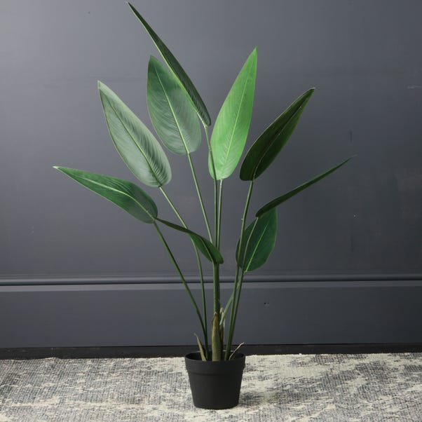 Artificial Real Touch Bird of Paradise Plant in Black Plant Pot image 1 of 2