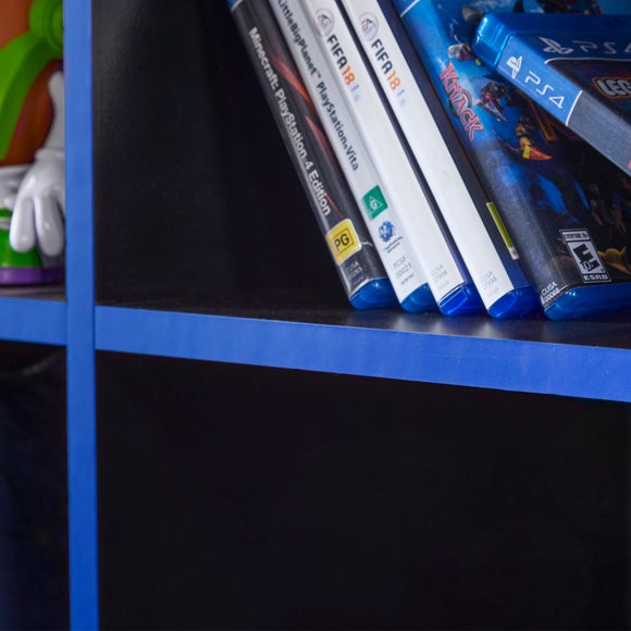 Black 9 Cube Storage Unit Dunelm