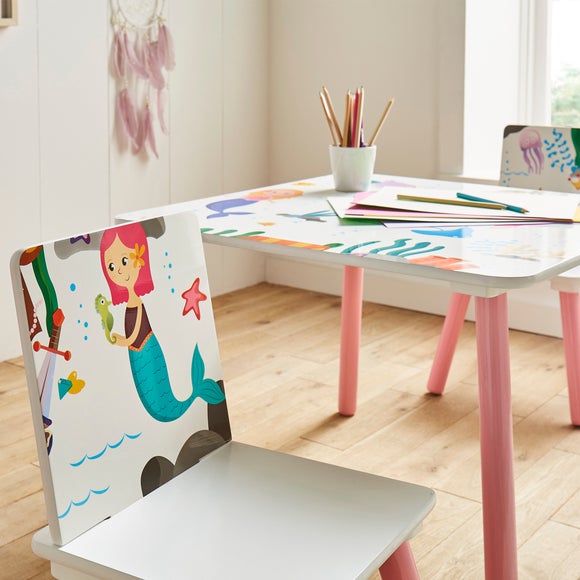 Kids table 2025 and chairs dunelm