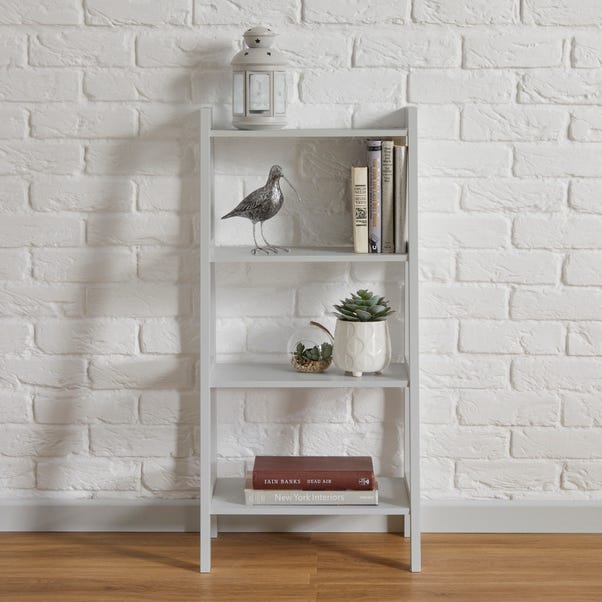 4 Tier Tapered Grey Shelving Unit image 1 of 5