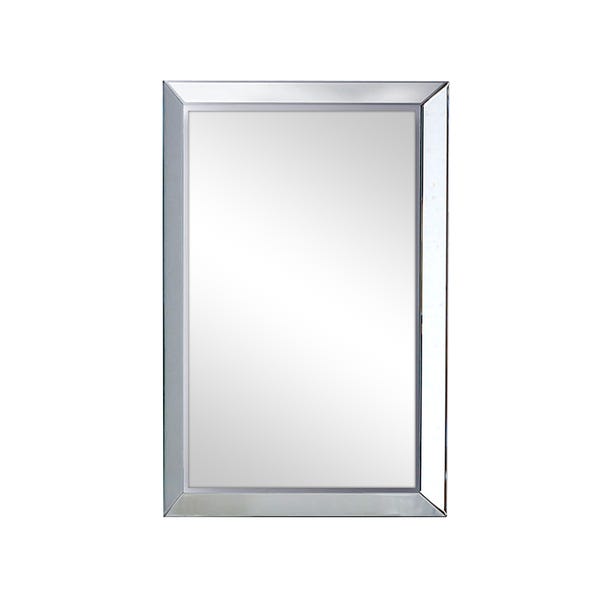 Rectangle Bevelled Wall Mirror, 71x46cm image 1 of 2