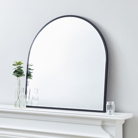 Apartment Arch Wall Mirror, Black 65cm