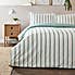 Jovi Stripe Teal Duvet Cover and Pillowcase Set  undefined
