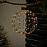 Oversized Metal Fold Out Bauble 35cm Black