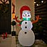 120cm Inflatable Snowman MultiColoured