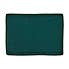 Green Velvet Quilted Placemat Emerald
