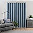 Montreal Ashley Blue Thermal Ultra Blackout Eyelet Curtains  undefined